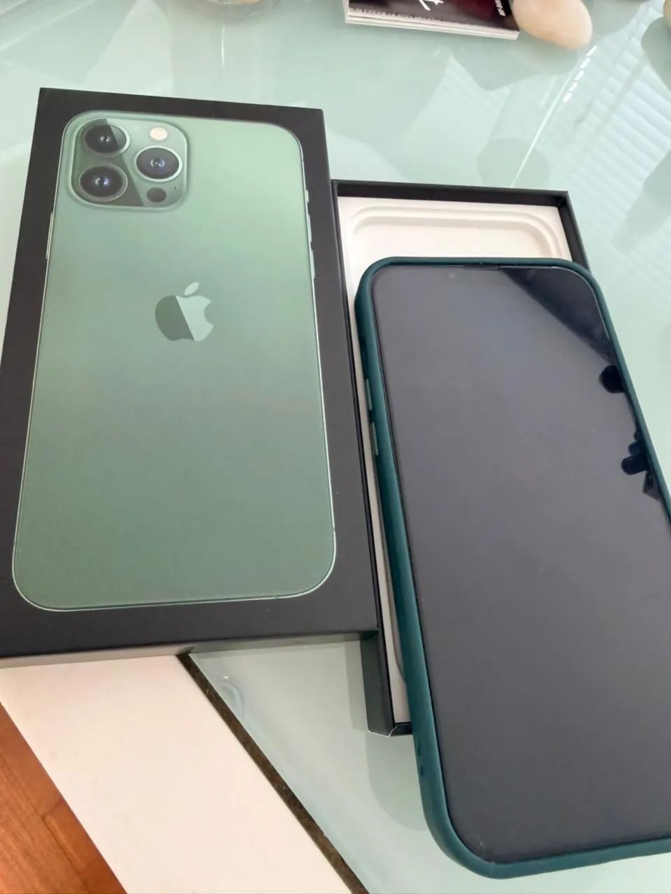 iPhone 13 Pro Max 128 GB Verde-Alpino - Celulares e Smartphones