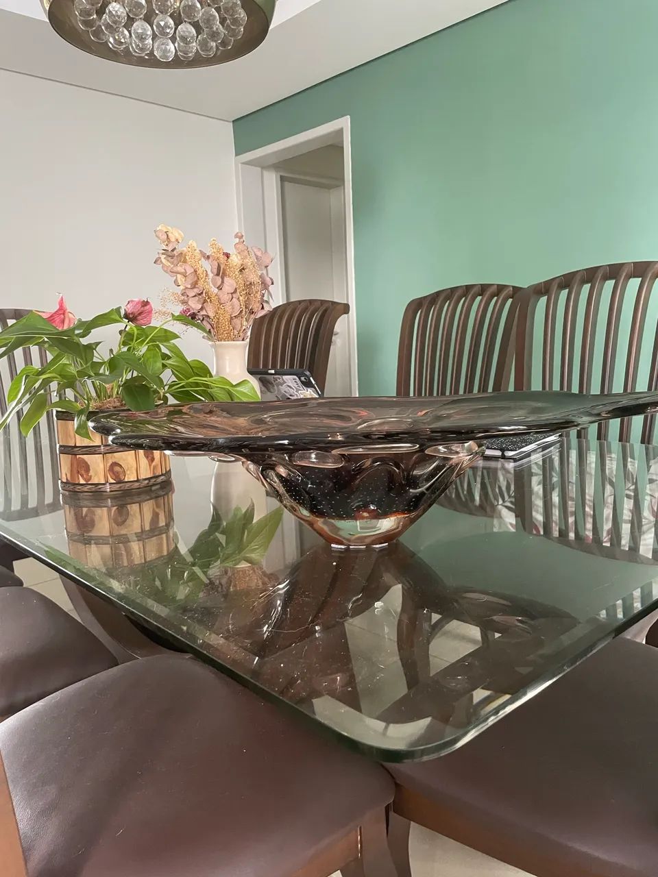 Murano centro de mesa cristal 