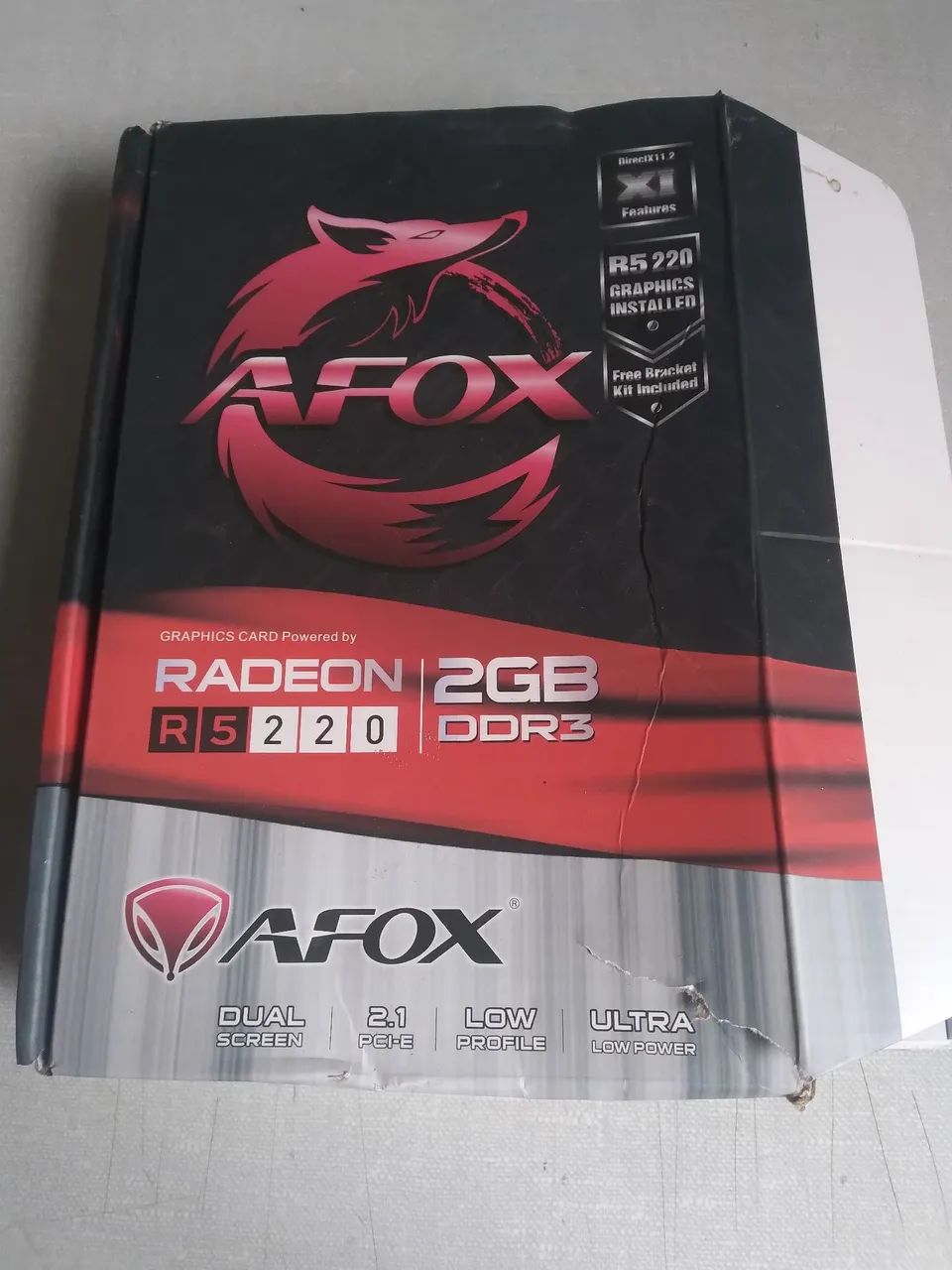Placa de vídeo afox radeon R220