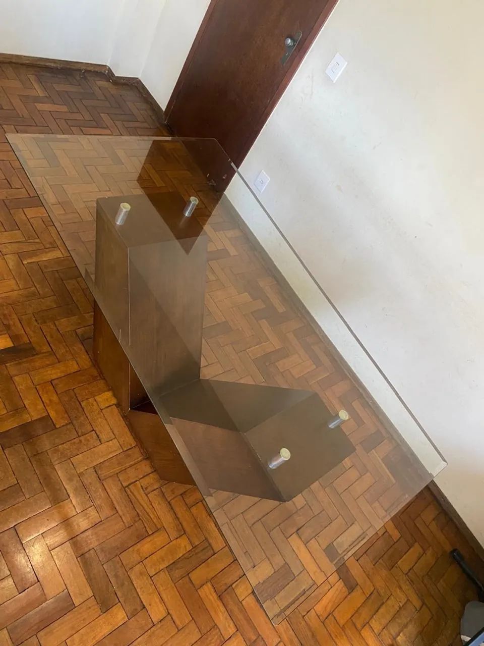 Mesa de jantar com tampo de vidro  - Foto 3
