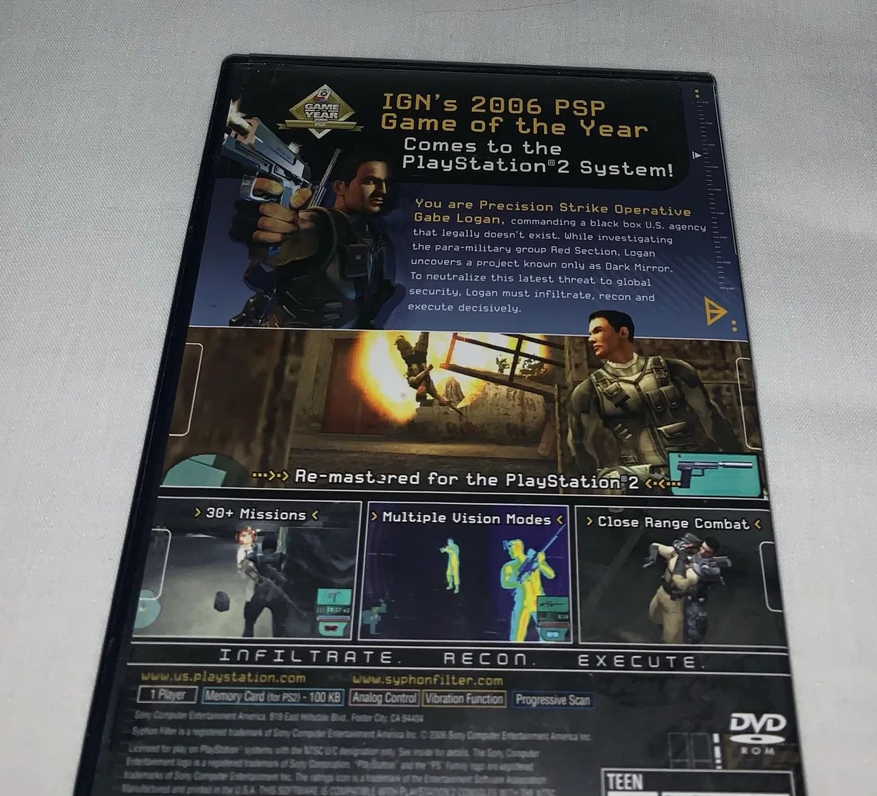 PlayStation 2 Syphon Filter Dark Mirror original completo - Foto 3