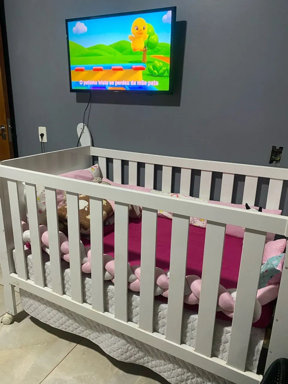 Berço infantil + colchão e kit berço  - Foto 3