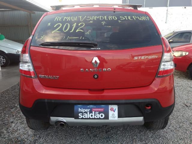 Renault sandero stepway 2012 completo financio e aceito trocas - Foto 6
