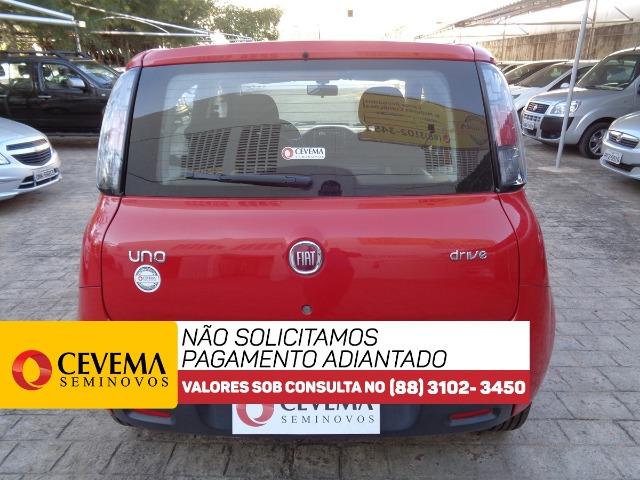 Fiat Uno Drive 1.0 - Vermelho - Foto 5