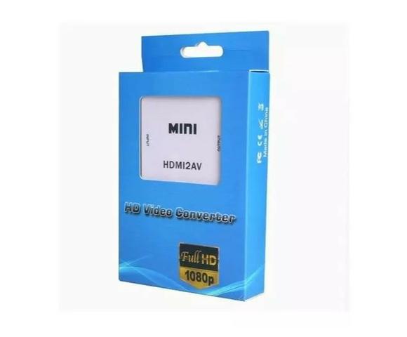 Mini Adaptador Conversor De Hdmi Para Video 3rca Av