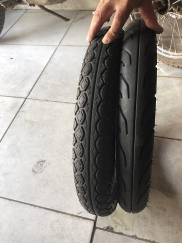 Pneu da Neo 125 aro 16 (semi novo) - Foto 2