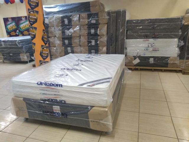 Cama de mola Ortobom branca - Foto 4