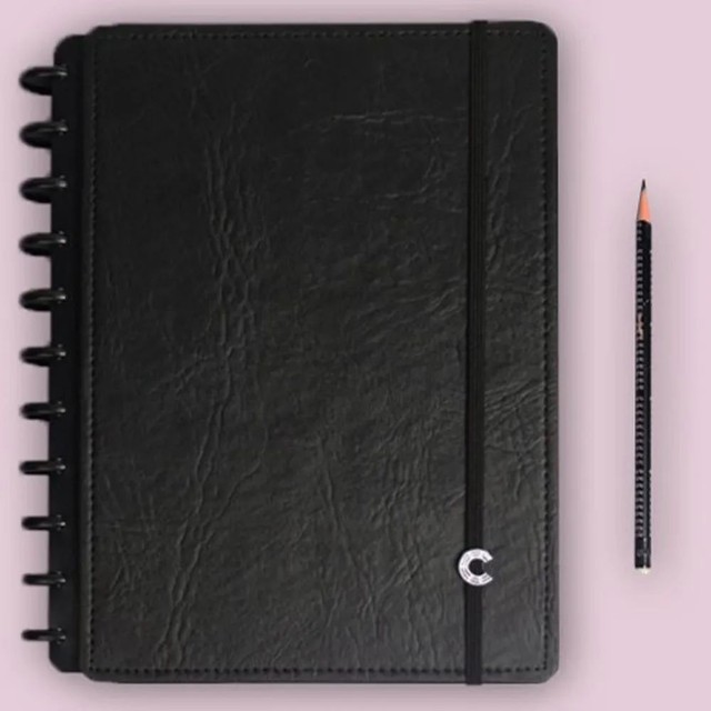 Caderno Inteligente G+ Deluxe Black Ecológico Com 140 Folhas