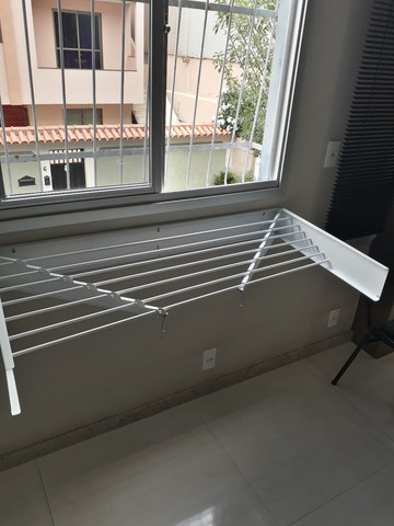 Varal mágico e varal de teto individual em alumínio. - Foto 2