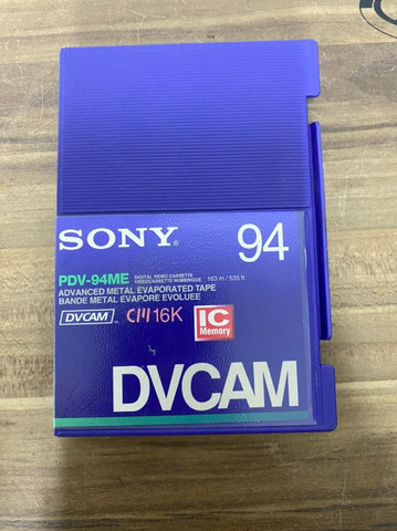 Fita Dvcam Sony 94 Pdv-94me Funcionando 100%!!