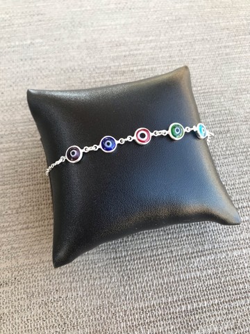 Pulseira de prata feminina 