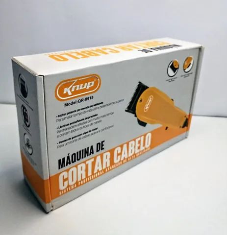 MAQUINA DE CORTAR CABELO KNUP QR-8918 - Foto 5