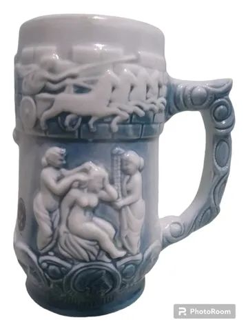 Caneca para cerveja de porcelana