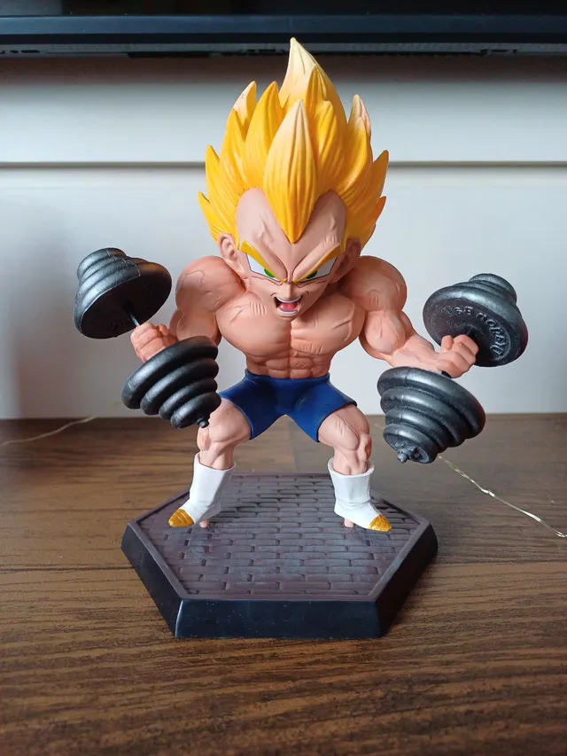 Bonecos Mini Figure Action Figura de ação Dragon Ball Z Dragon ball super  GT Goku Vegeta Majiboo Anime Personagens Animação Desenho