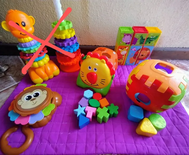 SEWACC 360 Pçs Brinquedos De Bebê De Plástico Brinquedos De