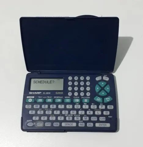AGENDA CALCULADORA CIENTÍFICA ELETRÔNICA SHARP EL-6810 