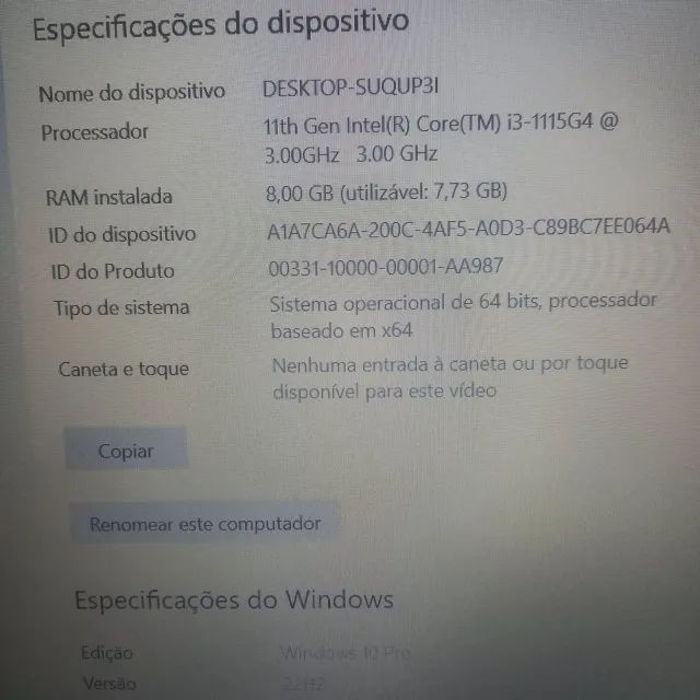 Notebook samsung i3 11th com nvme (rapido) - Foto 3