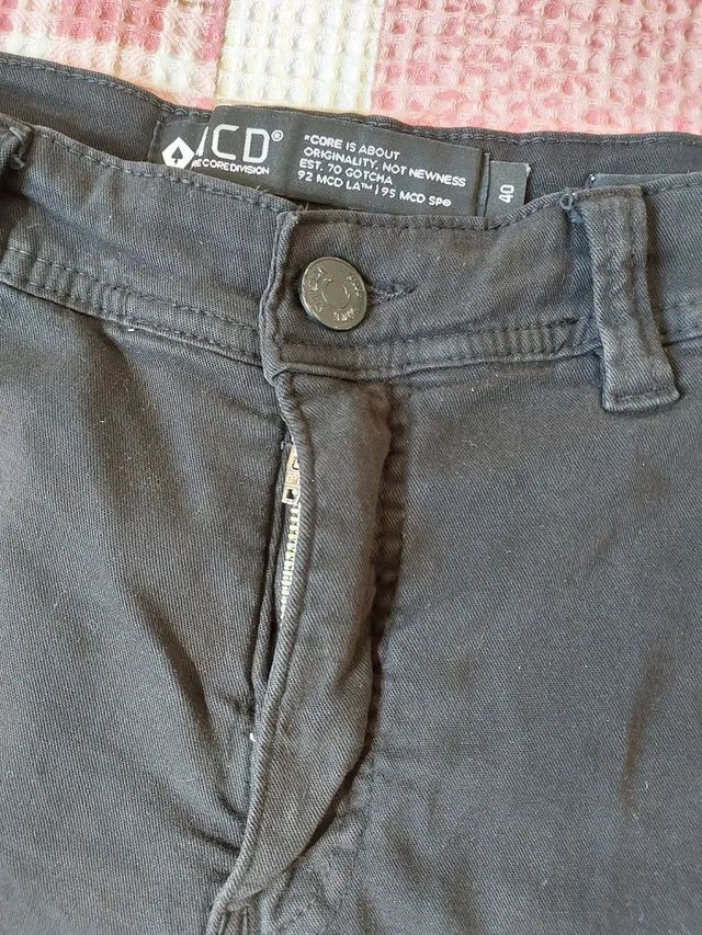 BERMUDA MCD WALK CHINO PRETA ORIGINAL. TAMANHO 40. - Foto 3