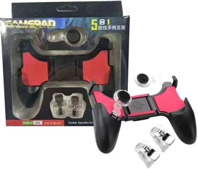 Gamepad Controle 5 In 1 Celular + Gatilho Analógico - Foto 3
