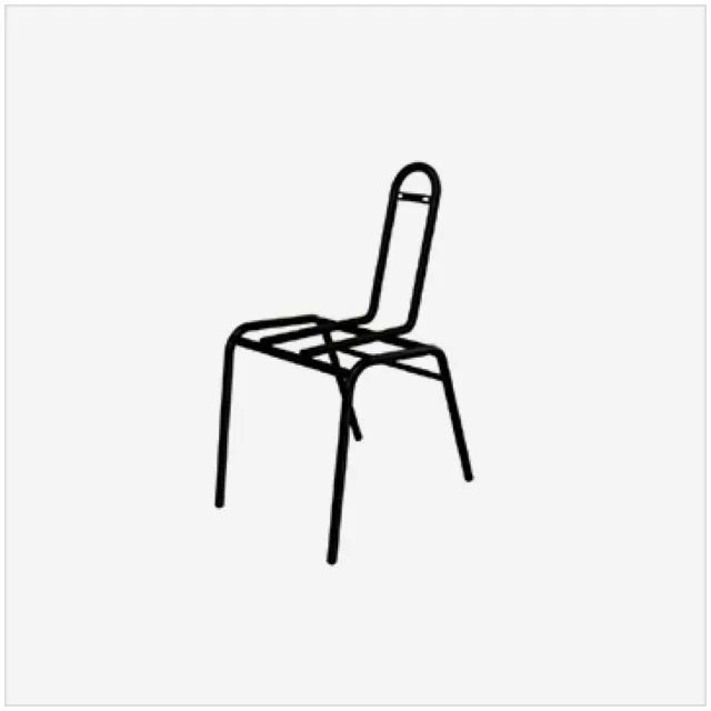 Cadeira Secretária 04 Pés Corino Preto Confortável e Elegante Modelo 31102 - Foto 3