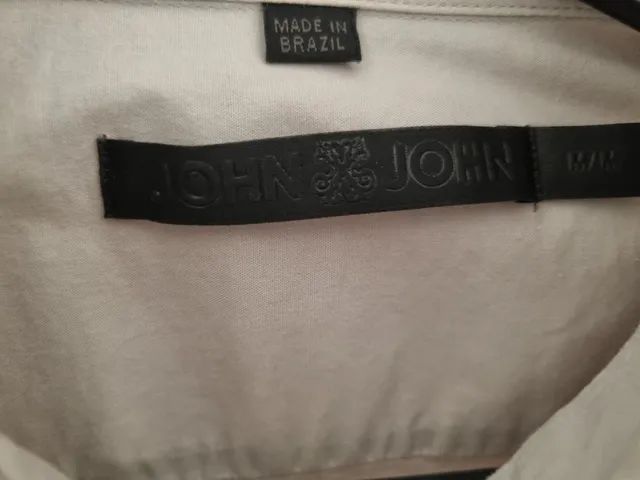 Camisa cinza slim John John - Foto 4