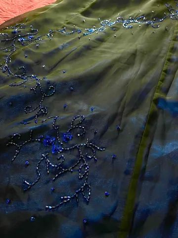 Vestido Azul de Casamento  - Foto 5