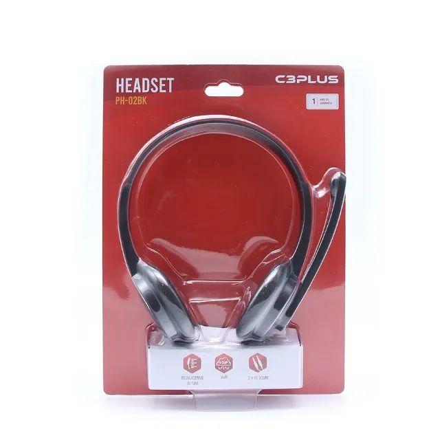 Headset Office C3Tech PH-02BK P2 - WZetta - Foto 3