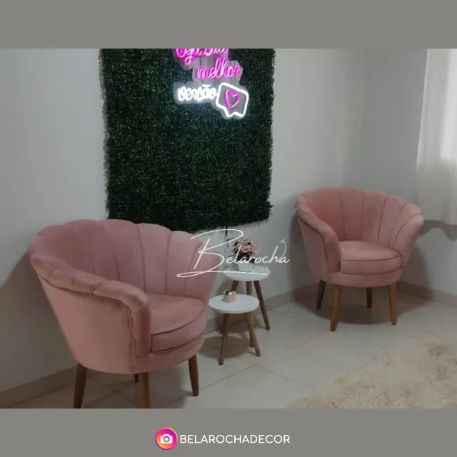 Poltrona Petala Veludo Nova Preço de Atacado - Foto 5
