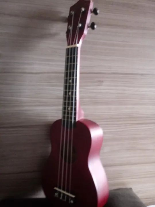 Ukulele Kauthon soprano cor vinho - Foto 2