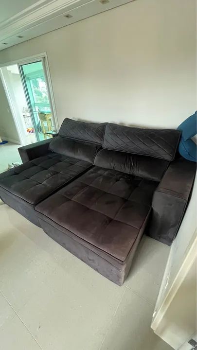 Sofá retrátil  impermeabilizado 2.50x 1.50 - Foto 4