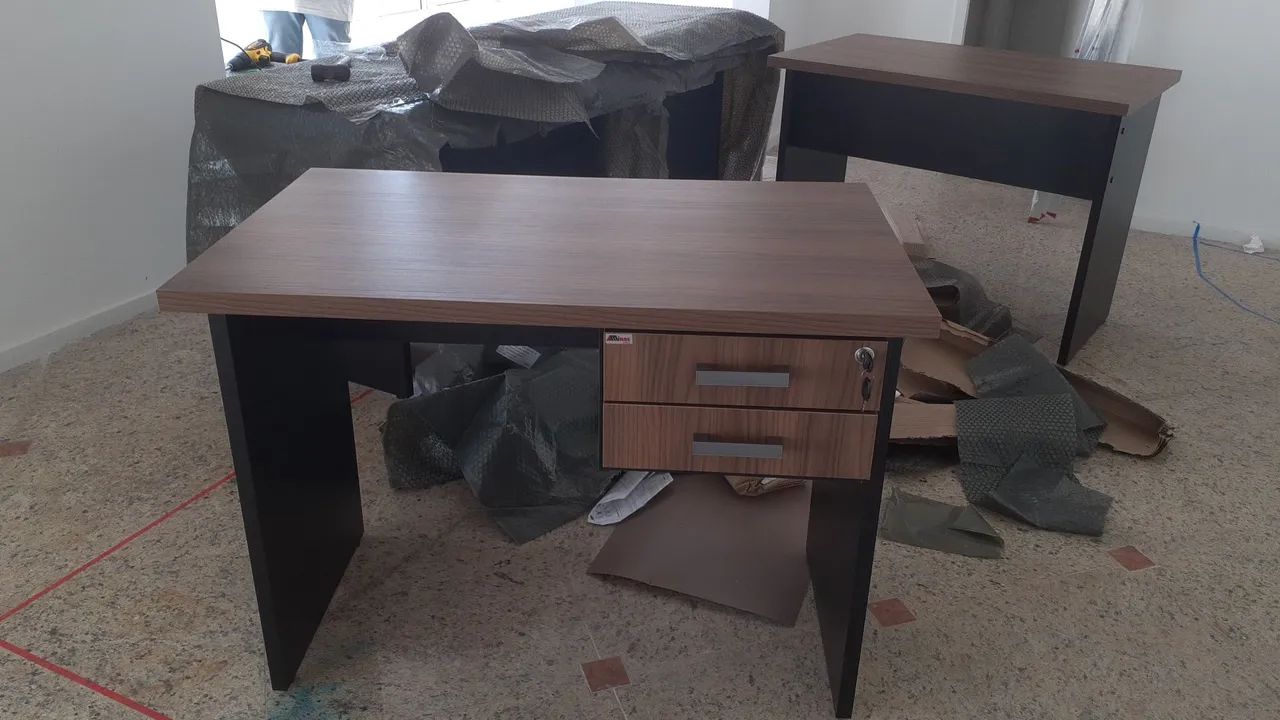 Mesas de escritório novas e montadas !!!!!!!!!!!!!!!!!!!!!!!! - Foto 3