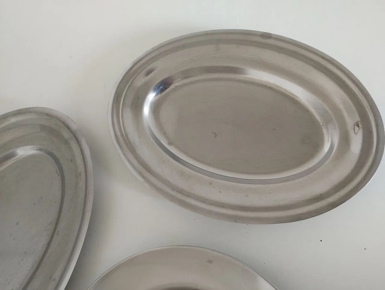 Conjunto Travessas rasas Inox - Foto 4