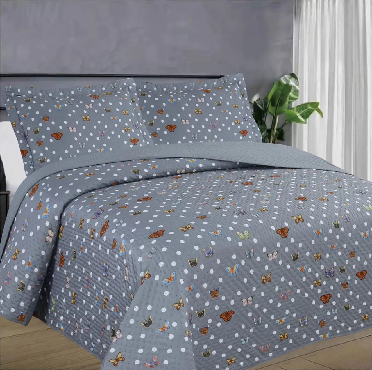 Colcha de cama Flora Poá