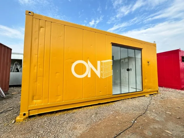 Kitnet em container com isolamento térmico e acústico