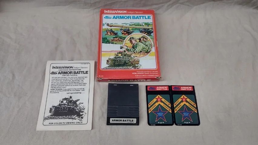 Armor Battle - Cartucho Original Completo P/ Intellivision