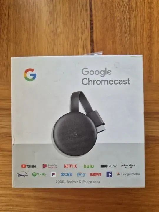 Google Chromecast GA00439 3ª geração Full HD carvão