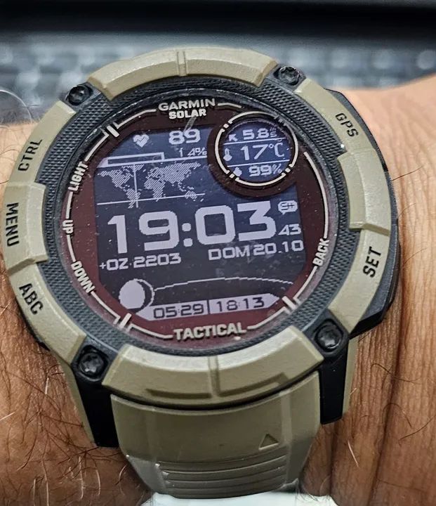 Relógio Inteligente Garmin Instinct Solar Tactical