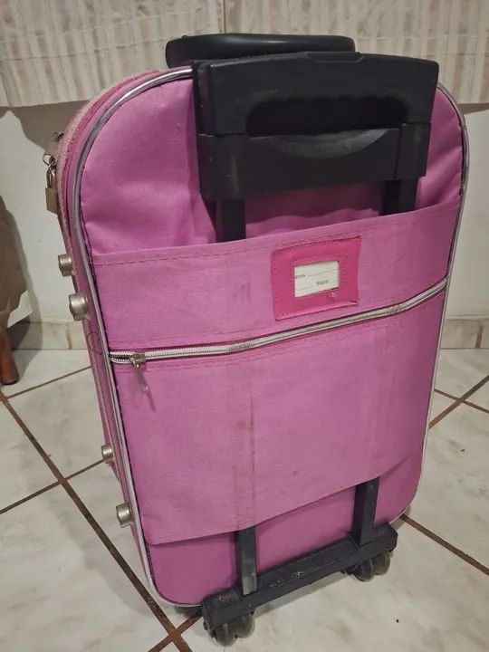 Mala de Viagem Rosa Travel Air - Foto 2