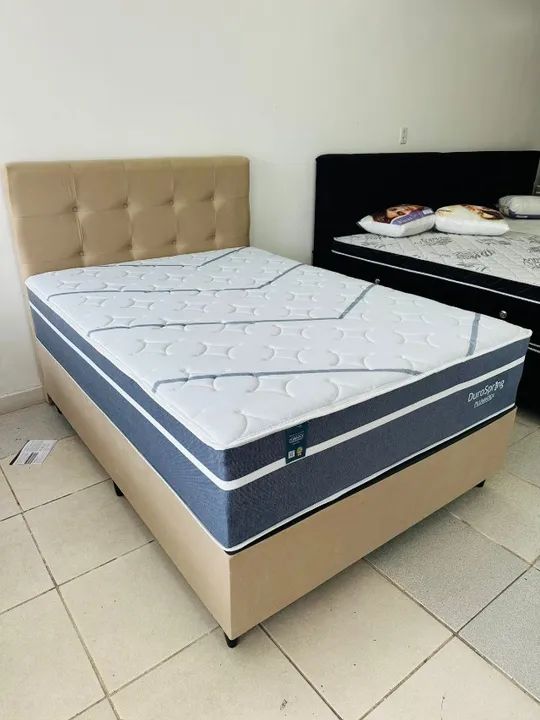 CAMA DE CASAL DURO SPRING MOLAS ENSACADAS  - Foto 2
