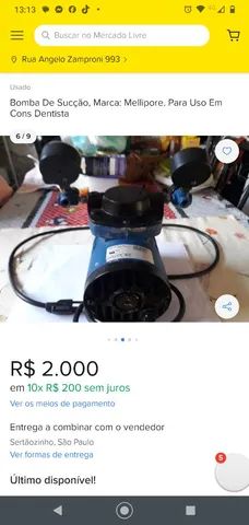 Motor de sucção Millipore. 110 volt - Foto 2