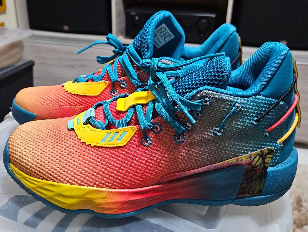 Tênis Adidas Dame 7 GCA 'Avatar' FZ4409 - Foto 2