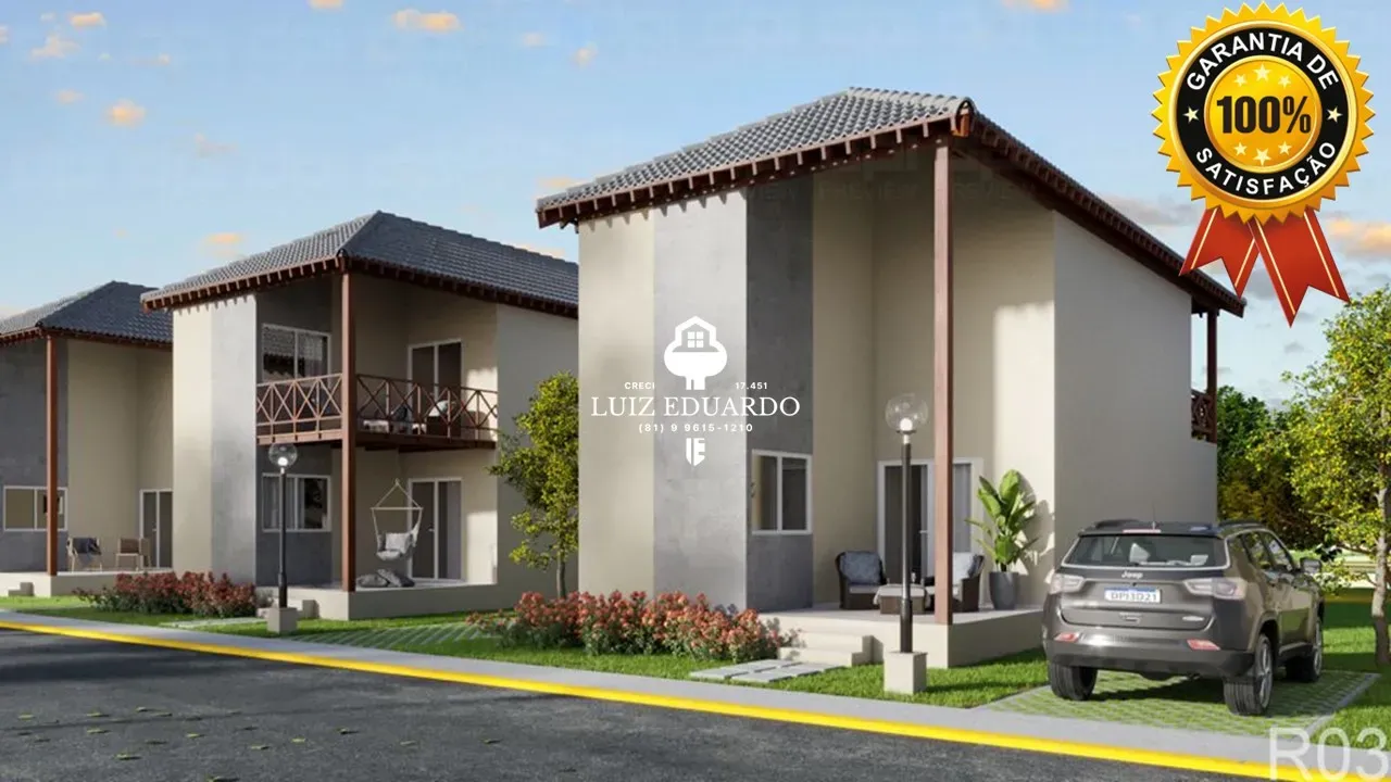 CARNEIROS - Casa de condomínio térrea com 106 m² com 3 quartos FRENTE MAR