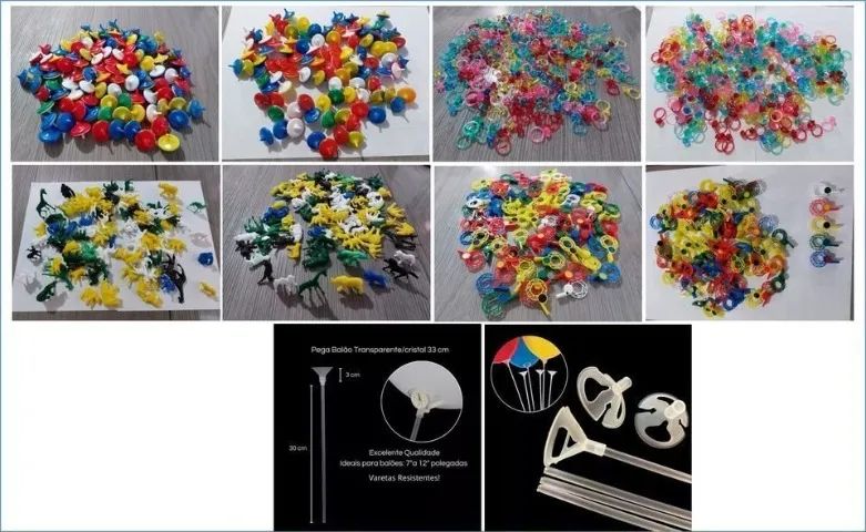 Diversão Completa Lote com 100 unidade de mini brinquedos podendo ser sortidos ou igual