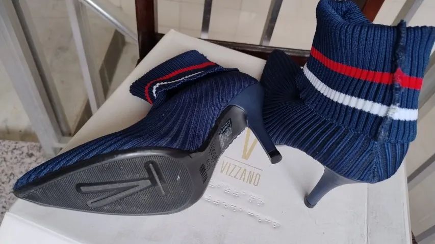 Bota Estilo Meia Vizzano - Foto 2