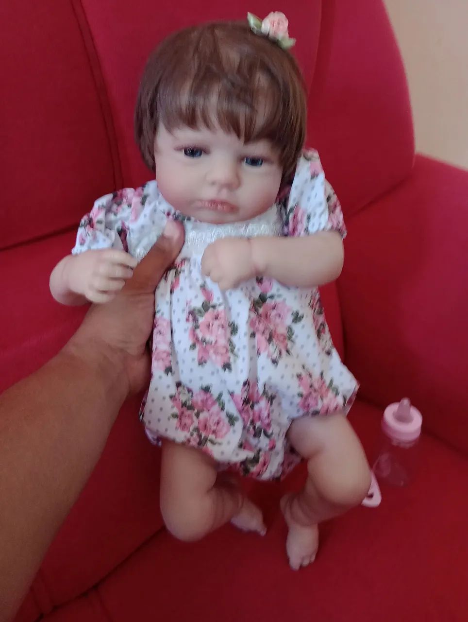 Boneca Reborn Realista corpo de tecido  - Foto 3