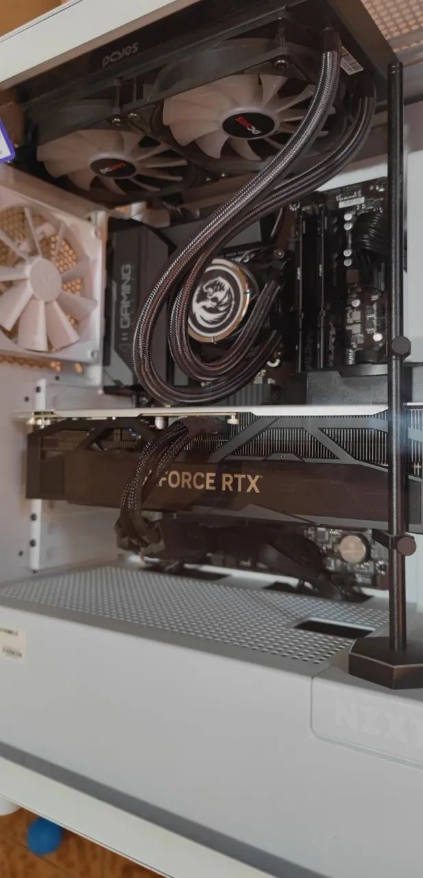 PC Gamer, Intel core i513600K, RTX 3060 TI, 32GB Ram SSD 512GB, Placa mãe  wi fi, NZXT H7, - Foto 2