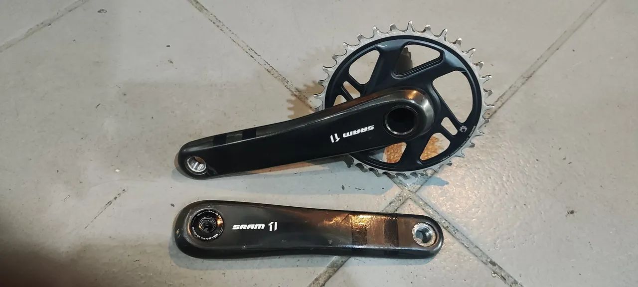 Pedivela Sram carbono X1 gxp .175mm - Foto 3