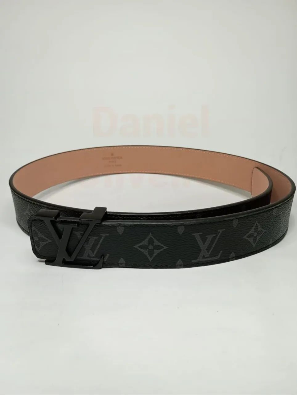 Cinto de couro Louis Vuitton Trevor 4cm 