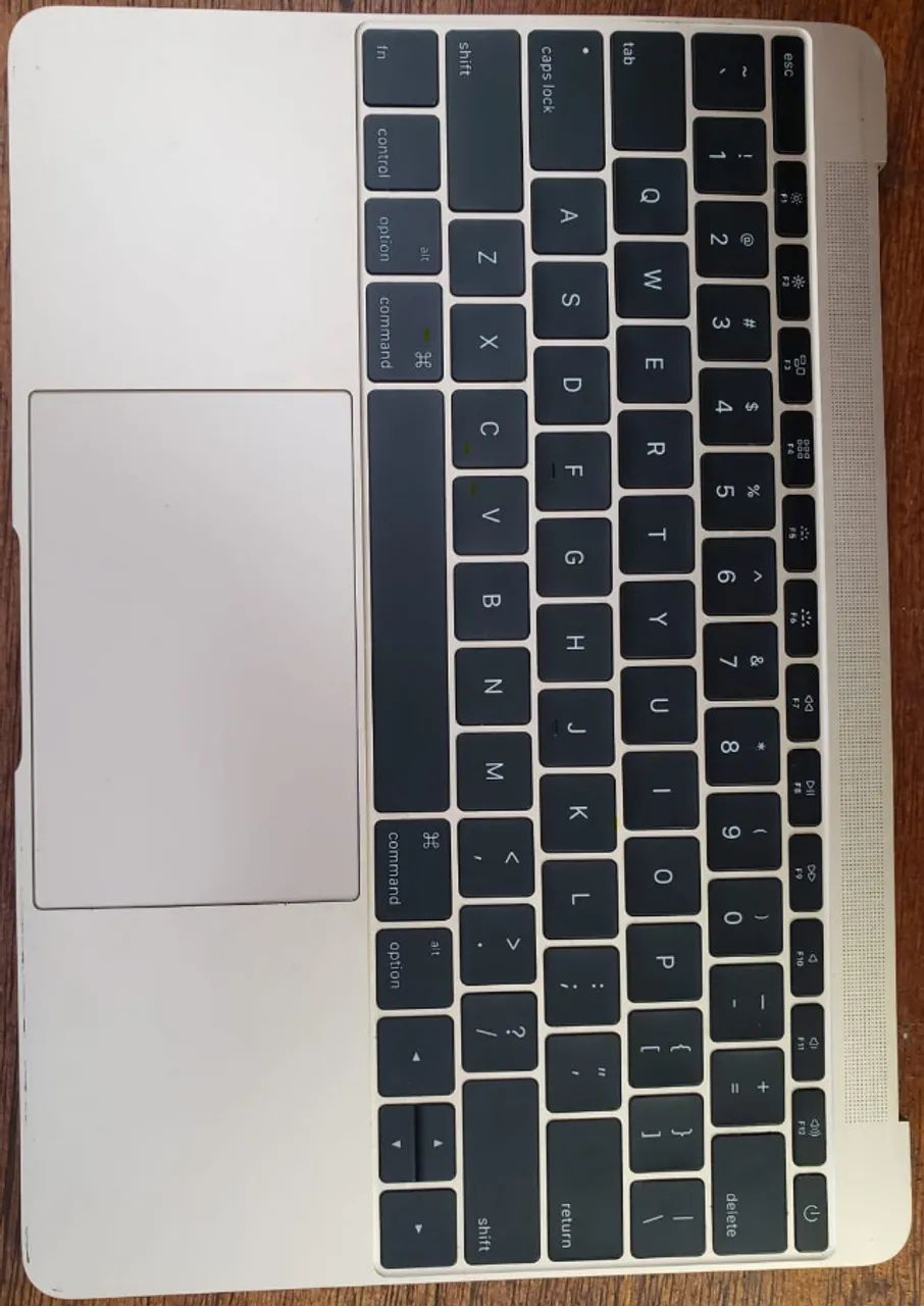 Teclado + Touch + Tampa Superior do Gabinete Macbook A1534 (dourado)
