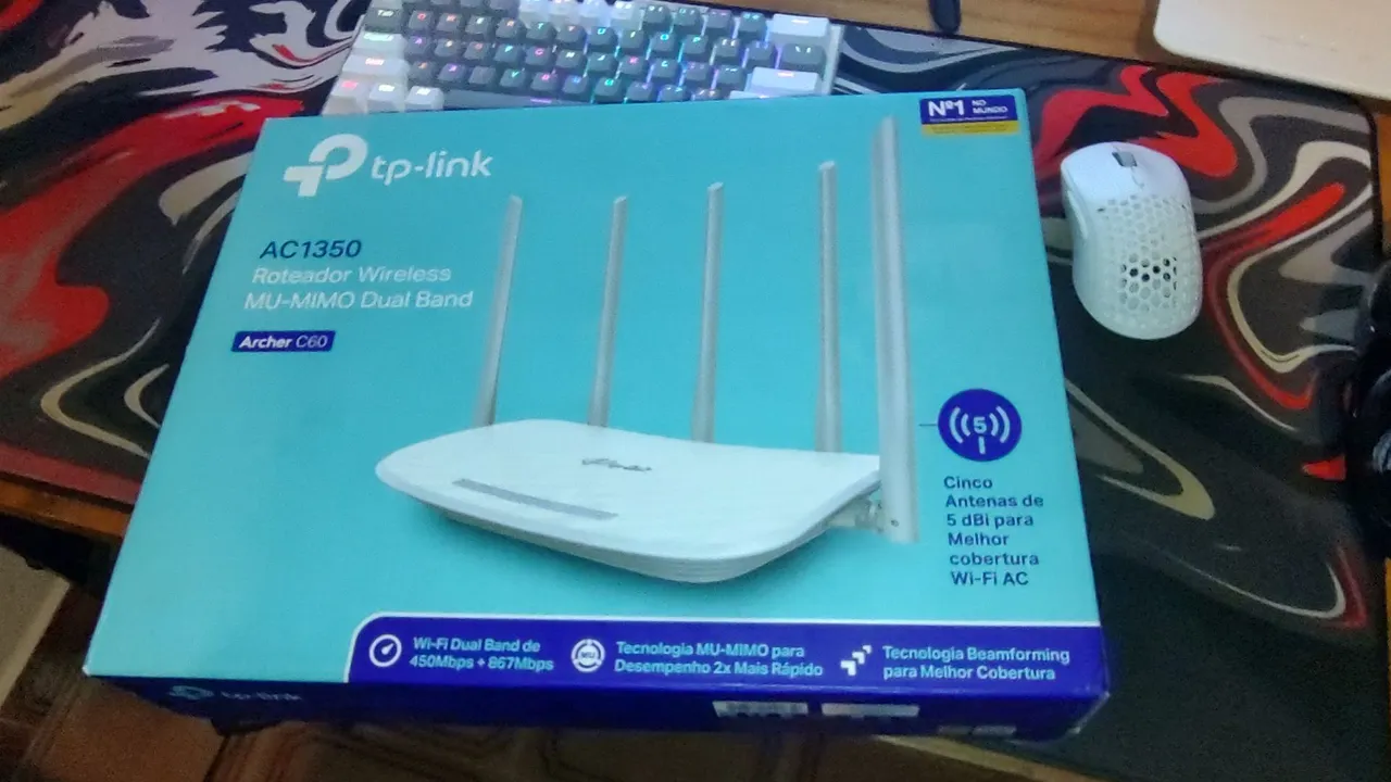 Roteador Wireless TP-Link Archer C60 AC1350 Dual Band